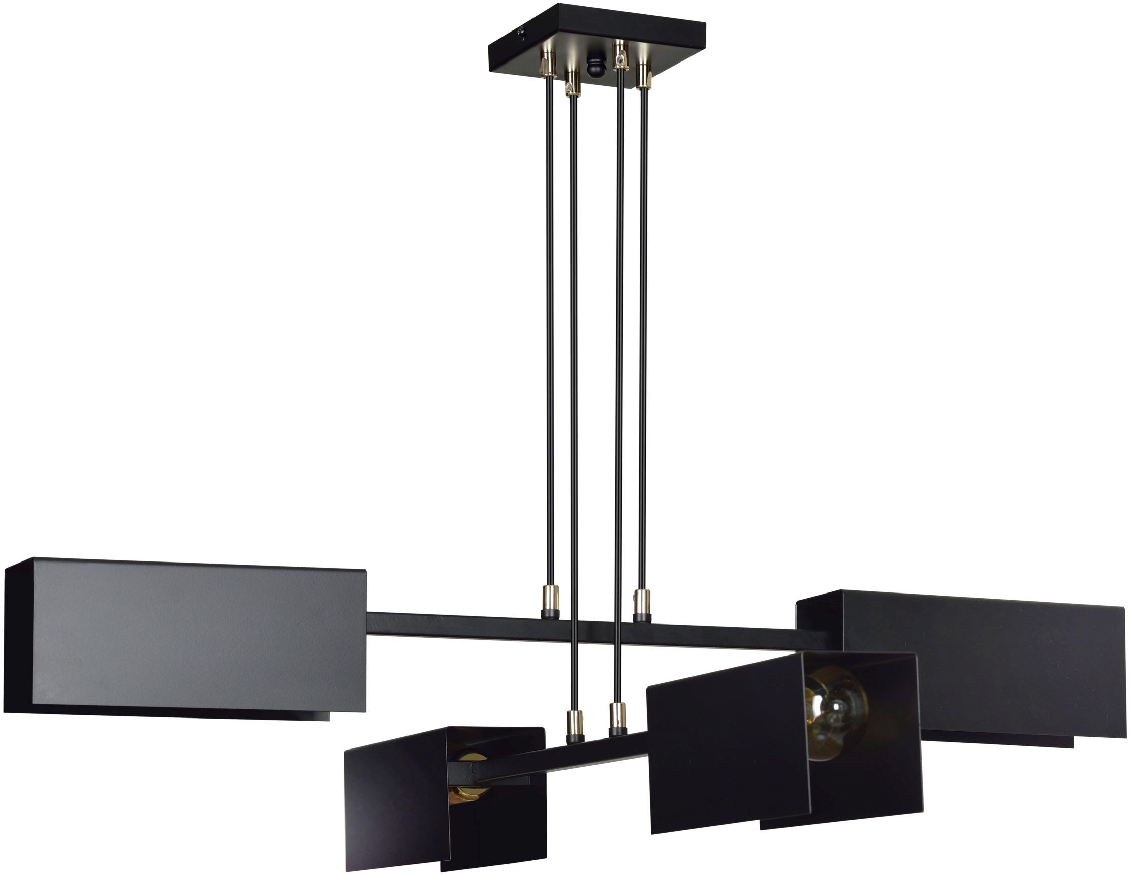 Emibig Tolos lampada sospesa 4x15 W nero 633/4