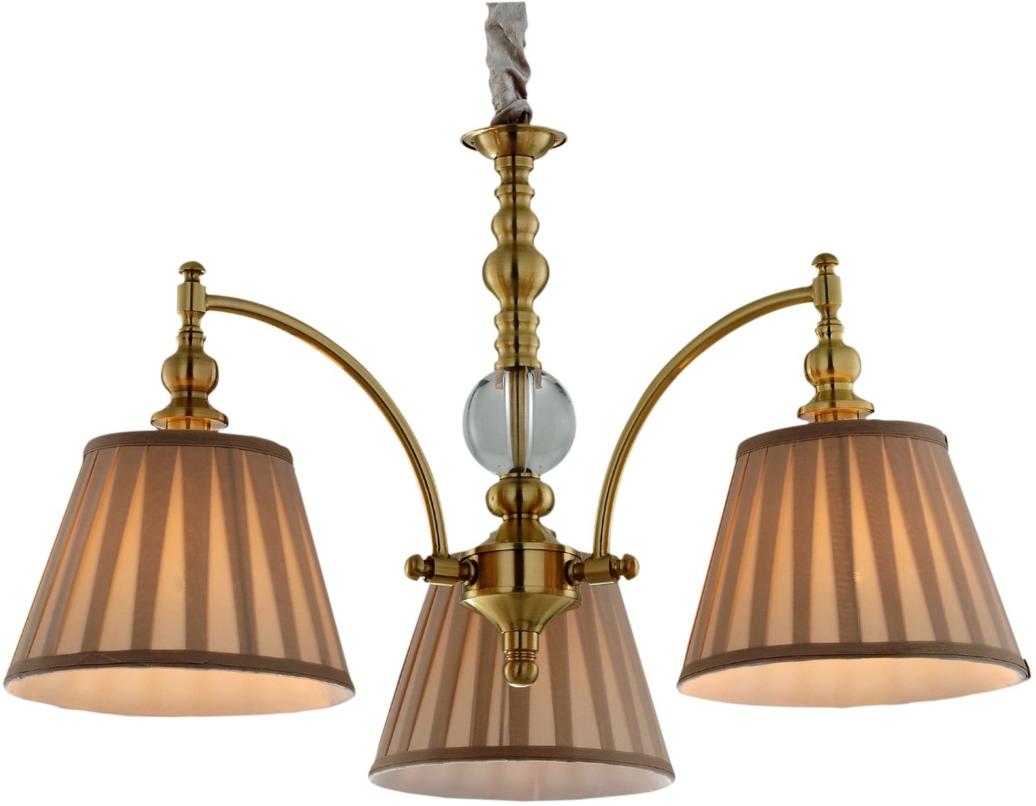 Candellux Austin lampada sospesa 3x40 W verderame-marrone 33-13842