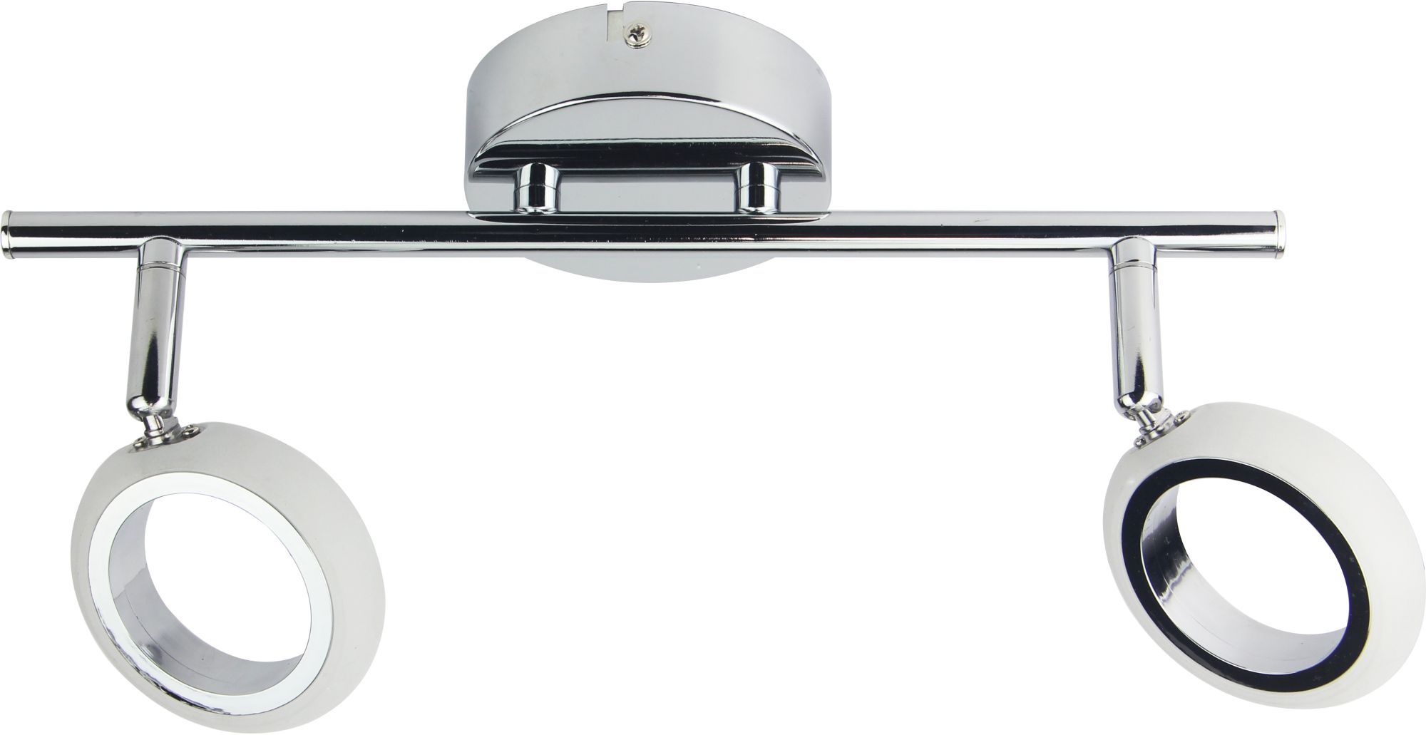 Candellux Aurelion lampada da soffitto 2x4 W cromo 92-65575