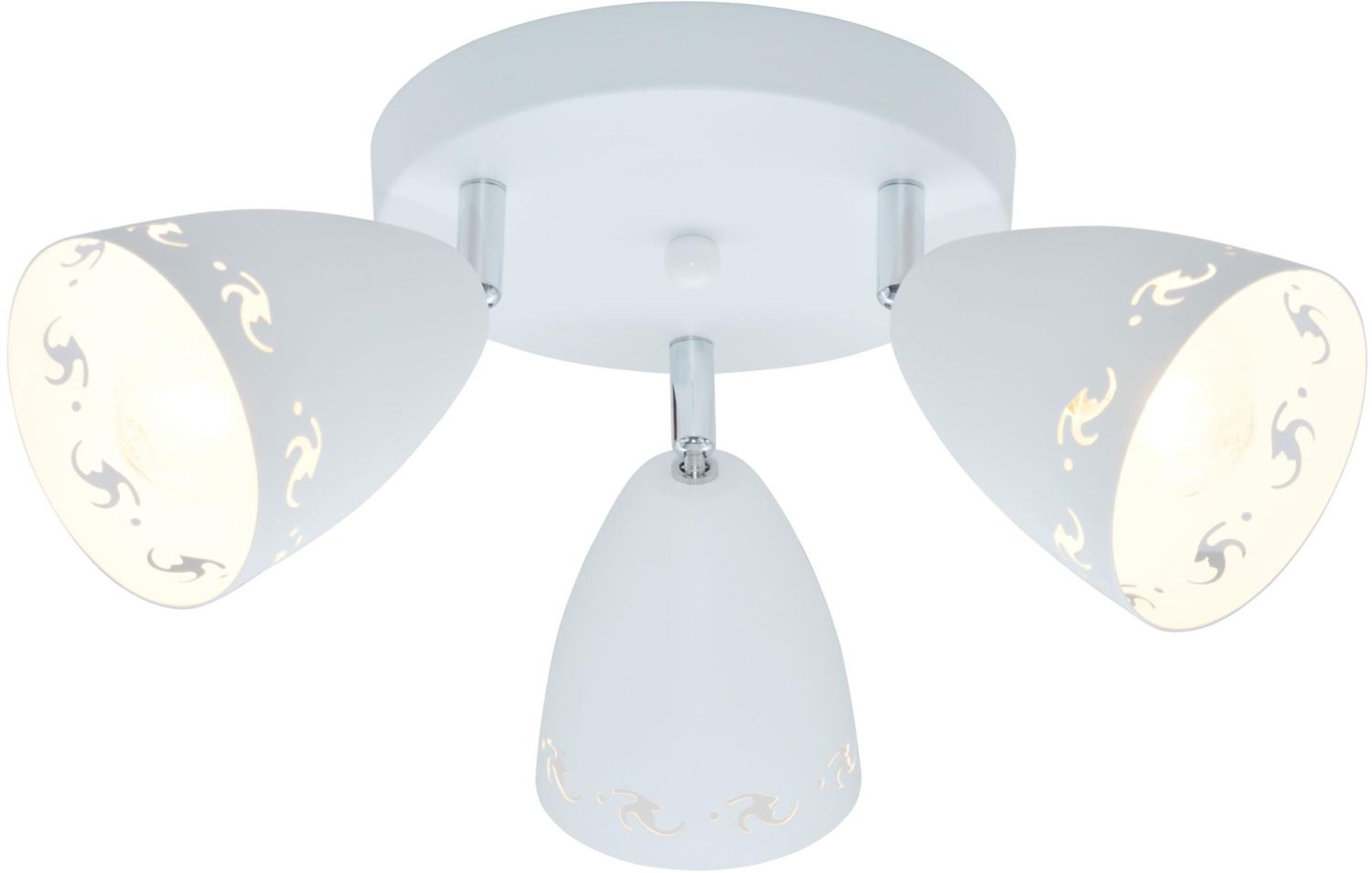 Candellux Coty lampada da soffitto 3x40 W bianco 98-67135