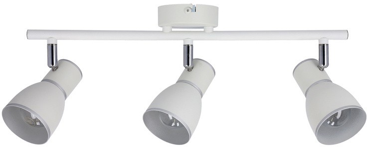 Candellux Fido lampada da soffitto 3x40 W bianco-cromo 93-63403