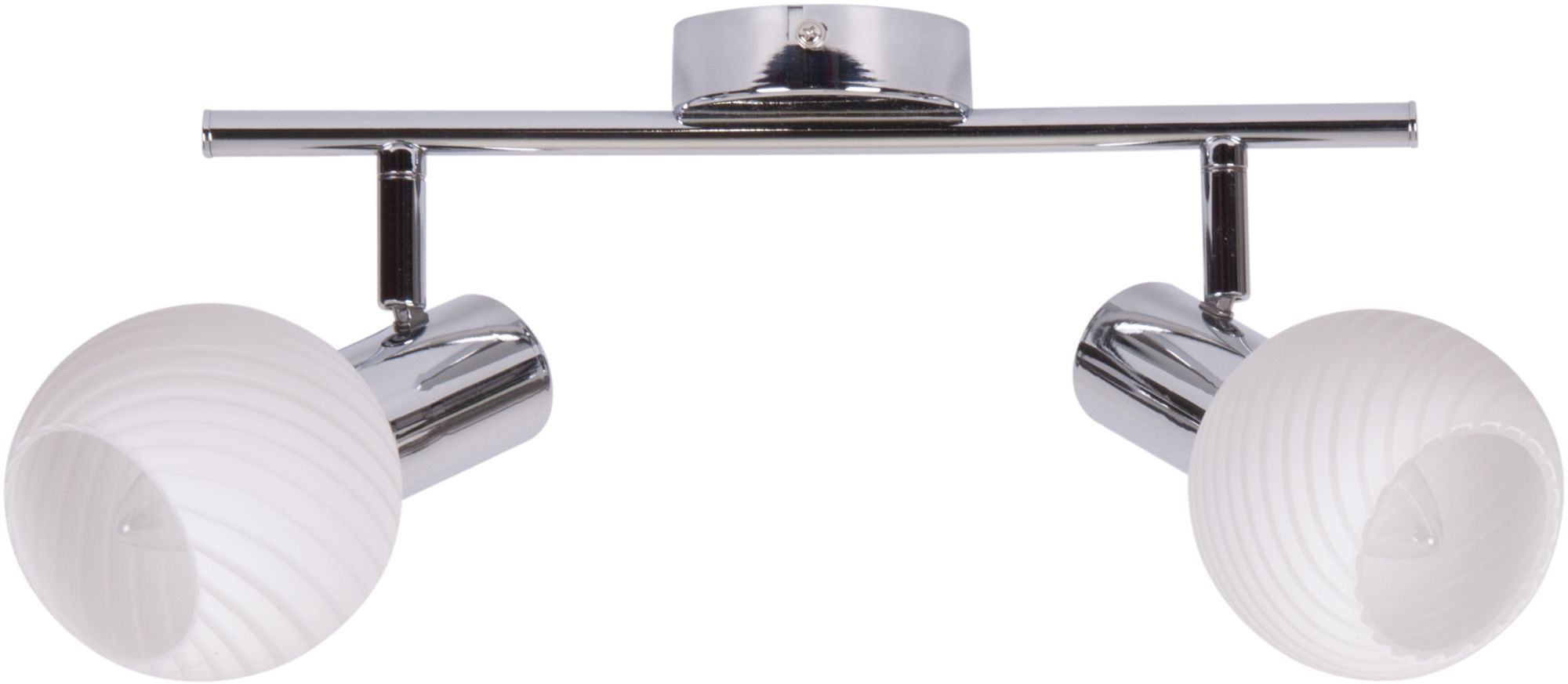 Candellux Turno lampada da soffitto 2x40 W bianco-cromo 92-94202