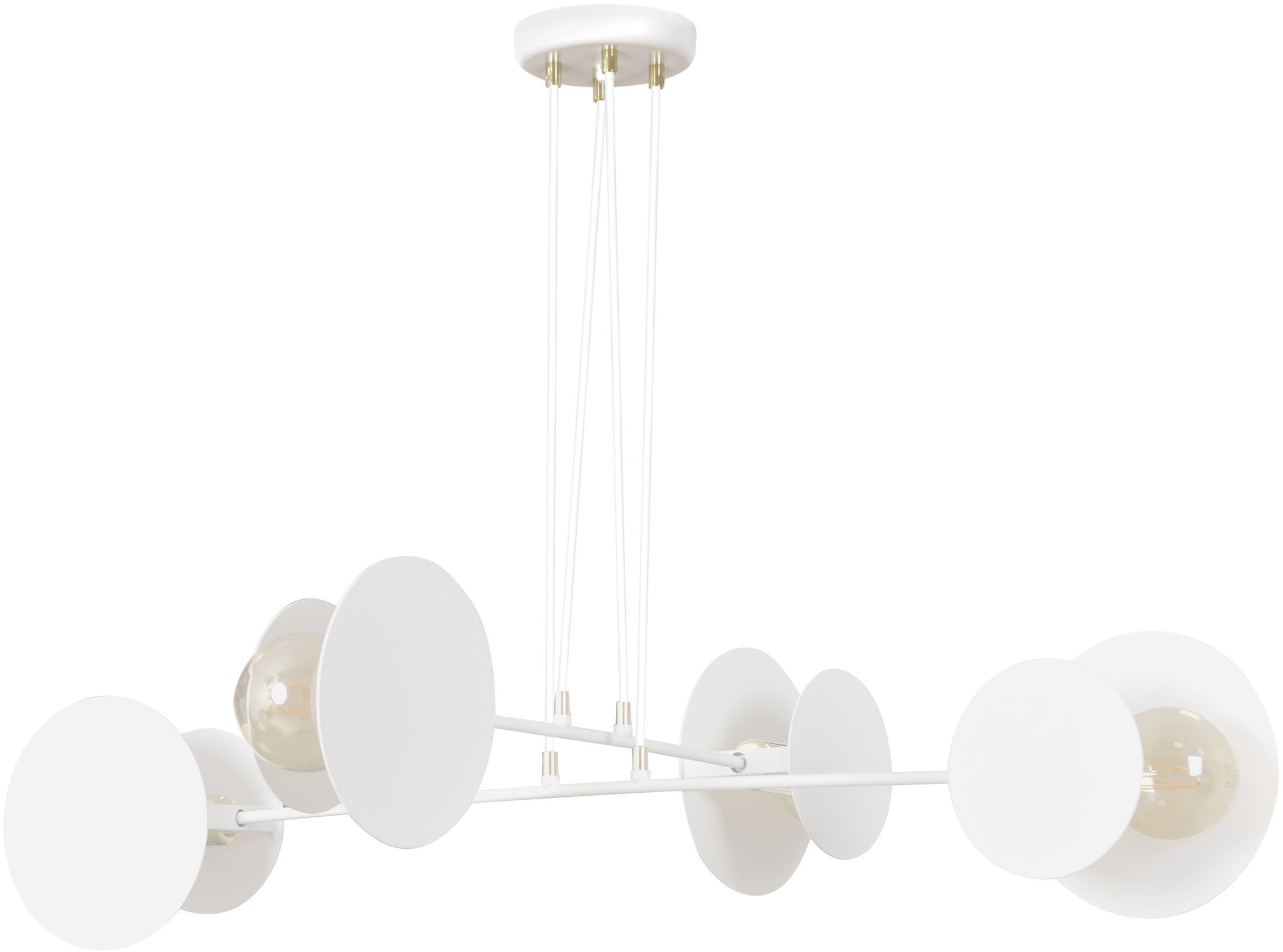 Emibig Idea lampada sospesa 4x15 W bianco 793/4