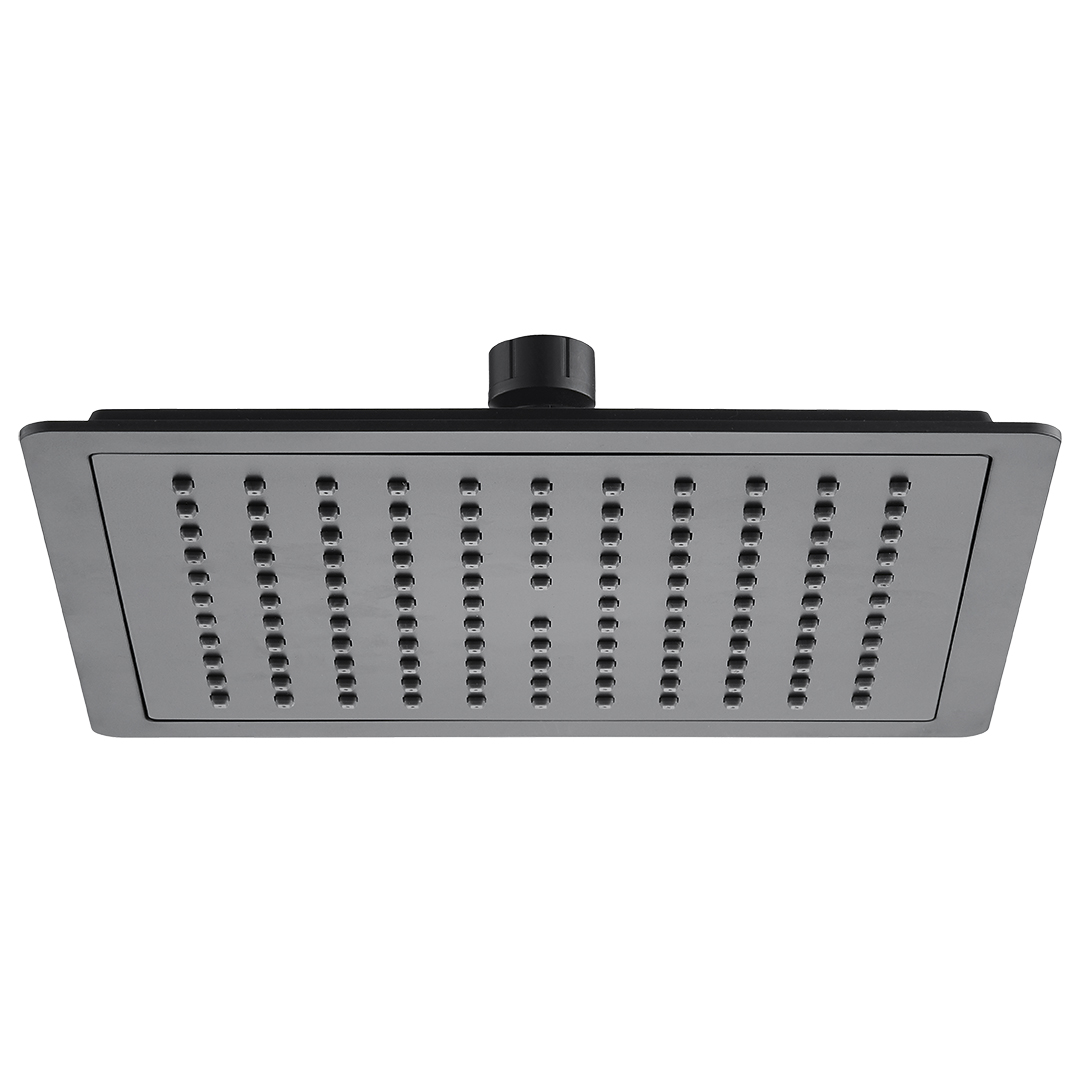 Laveo Luke soffione doccia 22x22 cm quadrata nero NLK7DAD