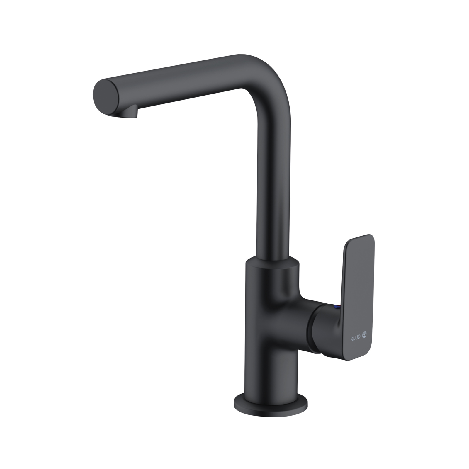 Kludi Pure&Style rubinetto per lavabo verticale nero 400243975