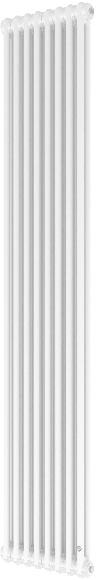 Instal Projekt Tubus 2 radiatore per ambienti 199.3x38 cm podłączenie inferiore bianco TUB2-200/08D50