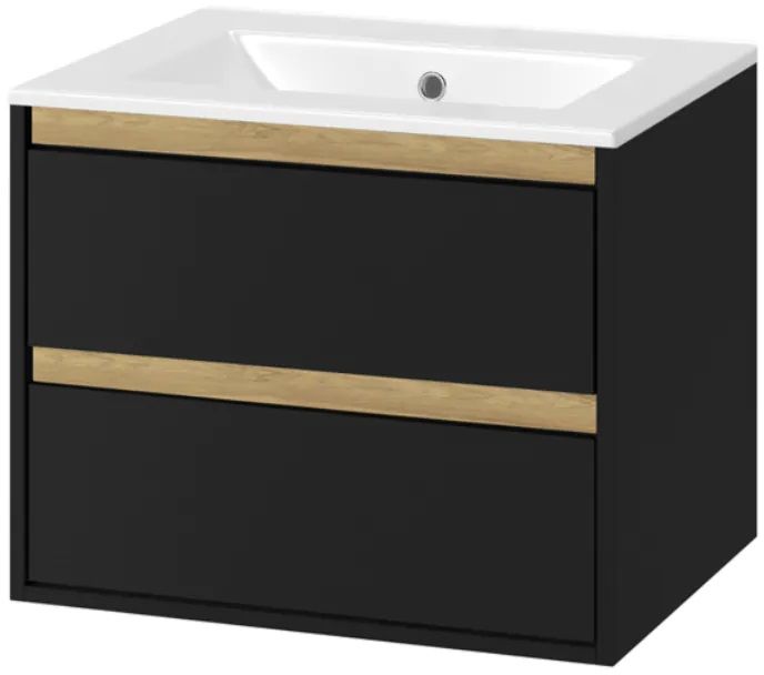 Set armadietto Excellent Tuto MLEX.0103.600.BKBL, lavabo Excellent As CEEX.3617.600.WH