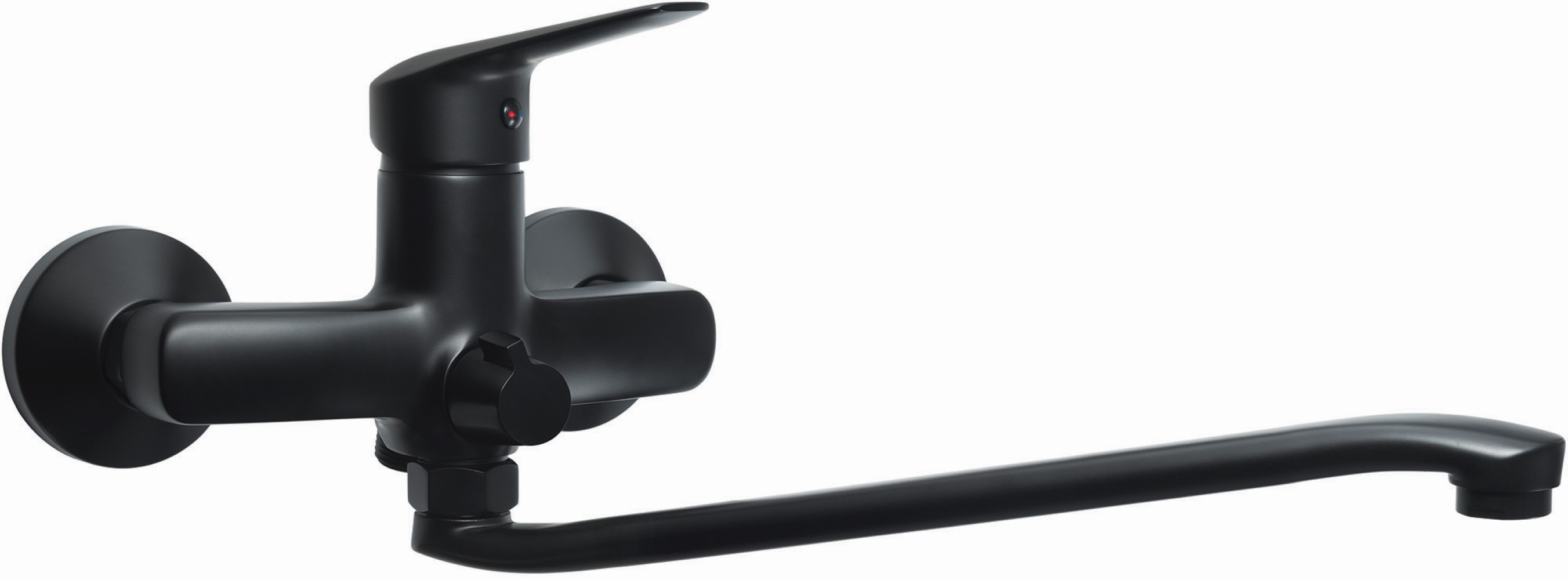 Deante Neo Boro rubinetto per lavabo a parete nero BMO_N56M