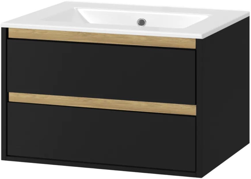 Set armadietto Excellent Tuto MLEX.0103.800.BKBL, lavabo Excellent As CEEX.3617.800.WH
