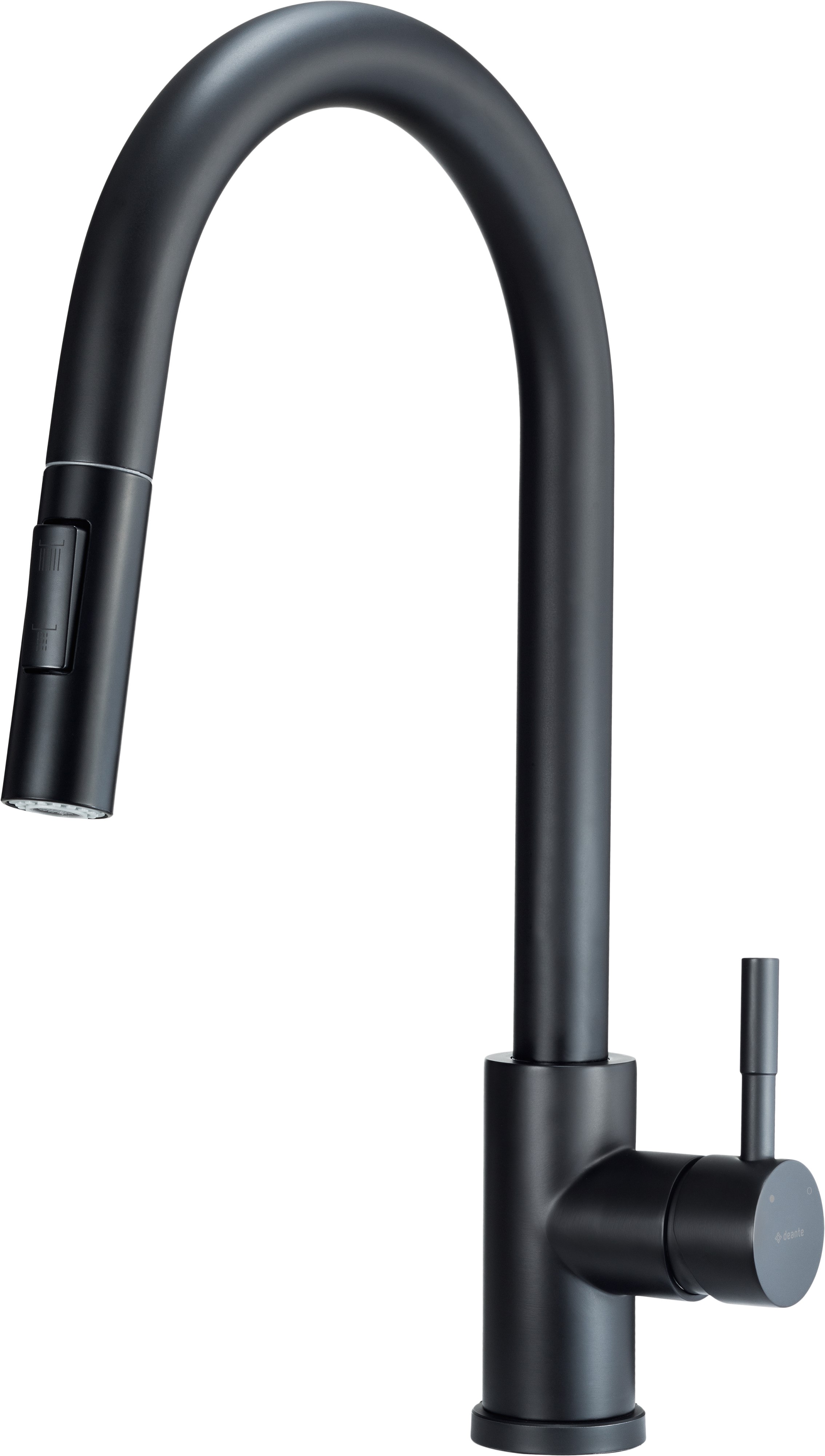 Deante Lima rubinetto da cucina verticale nero BBMN72M