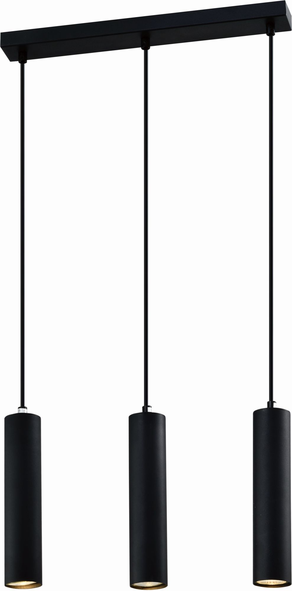 Candellux Tubo lampada sospesa 3x25 W nero 33-79091