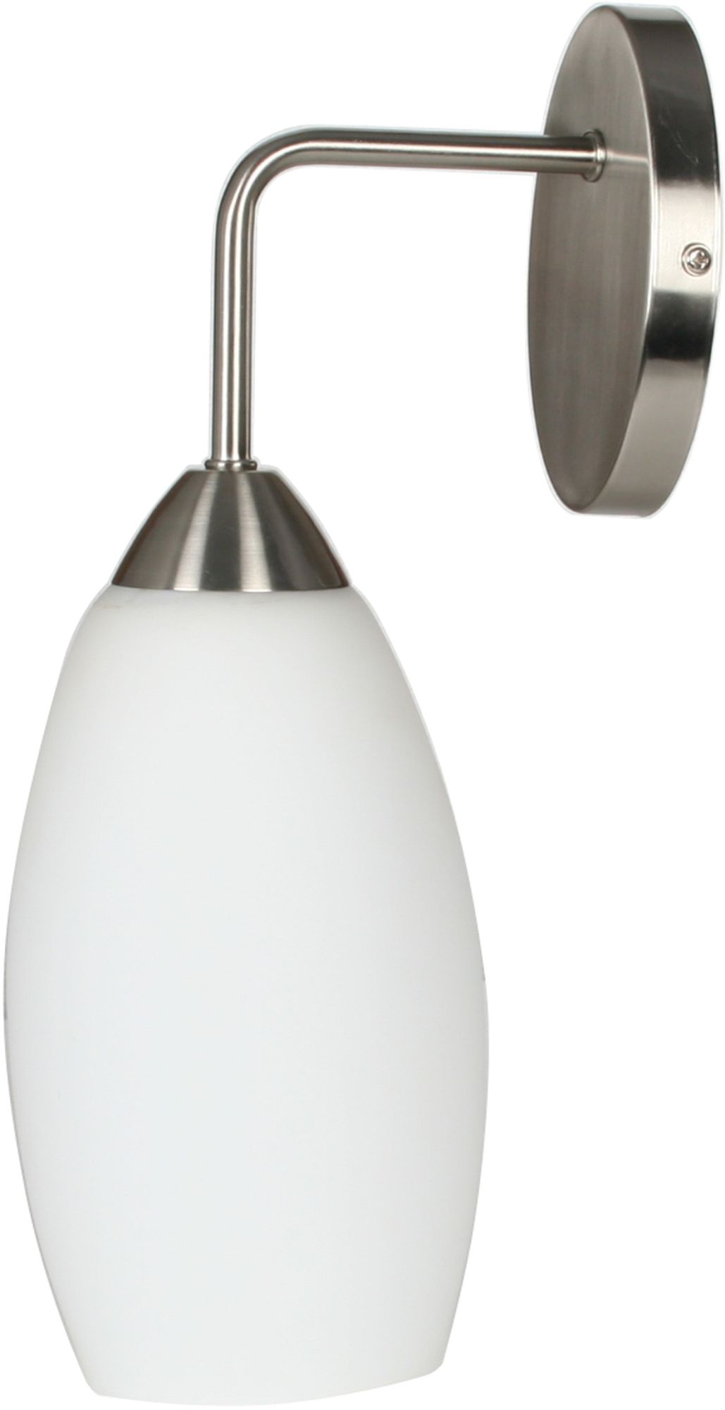 Candellux Modus lampada da parete 1x60 W bianco-nichel 21-10547