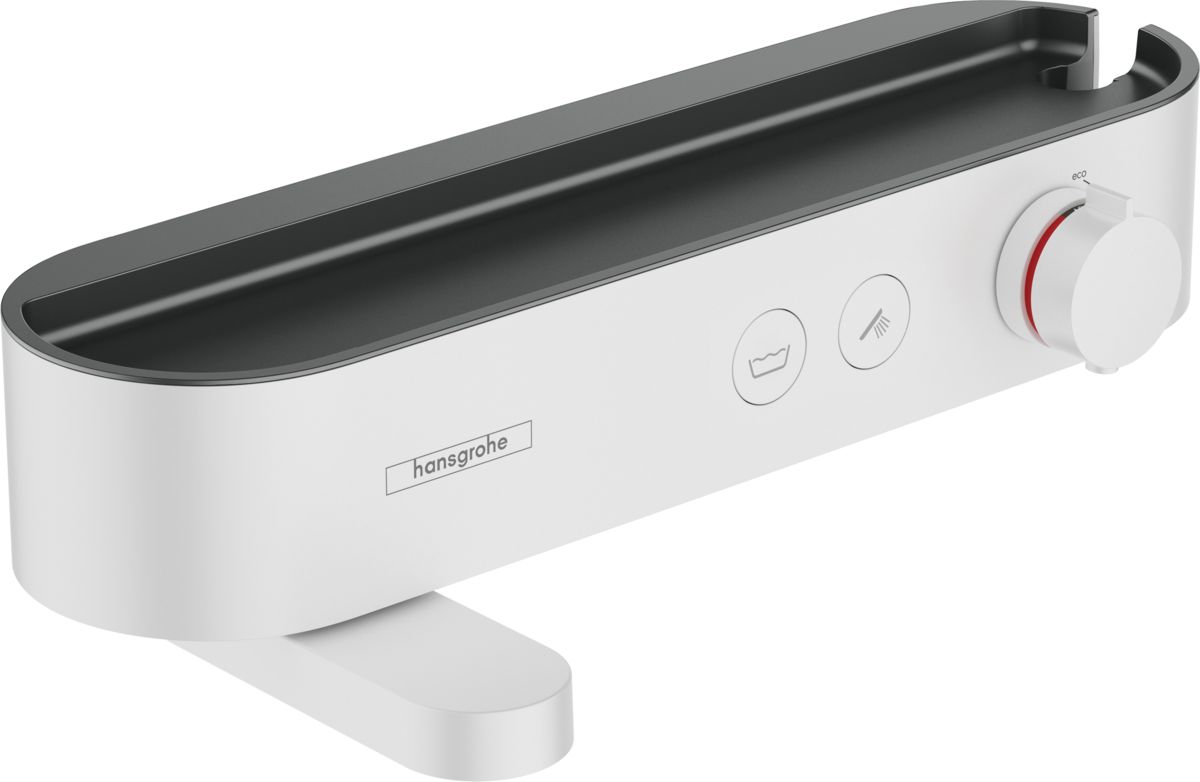 Hansgrohe ShowerTablet rubinetto per vasca e doccia a parete con termostato bianco 24340700