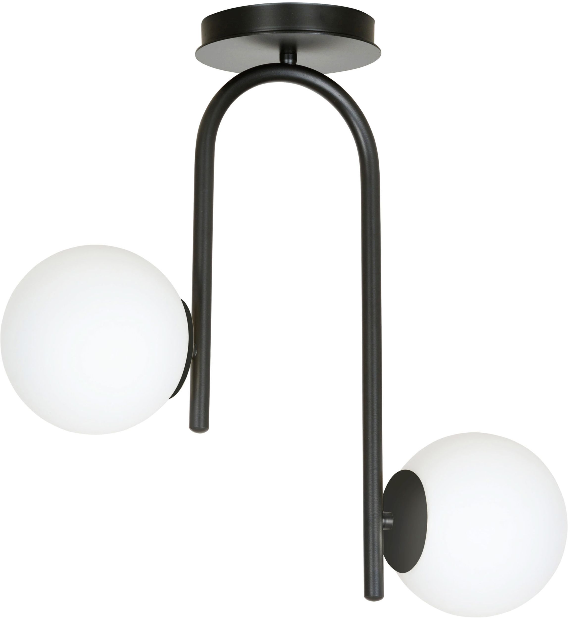 Emibig Kalf lampada da soffitto 2x10 W nero 1030/2