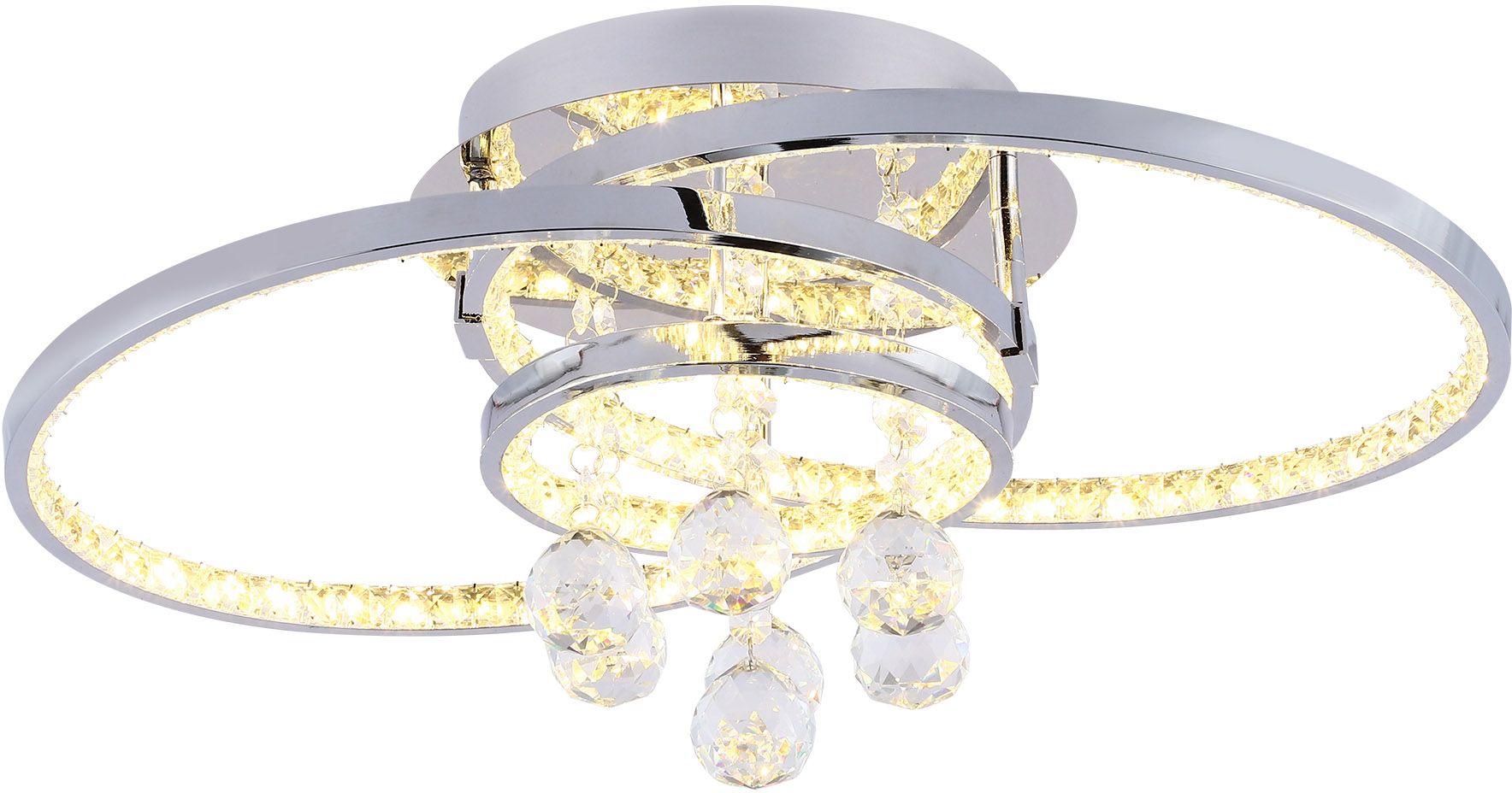 Zuma Line Casti lampada sospesa 1x30 W cromo 18144