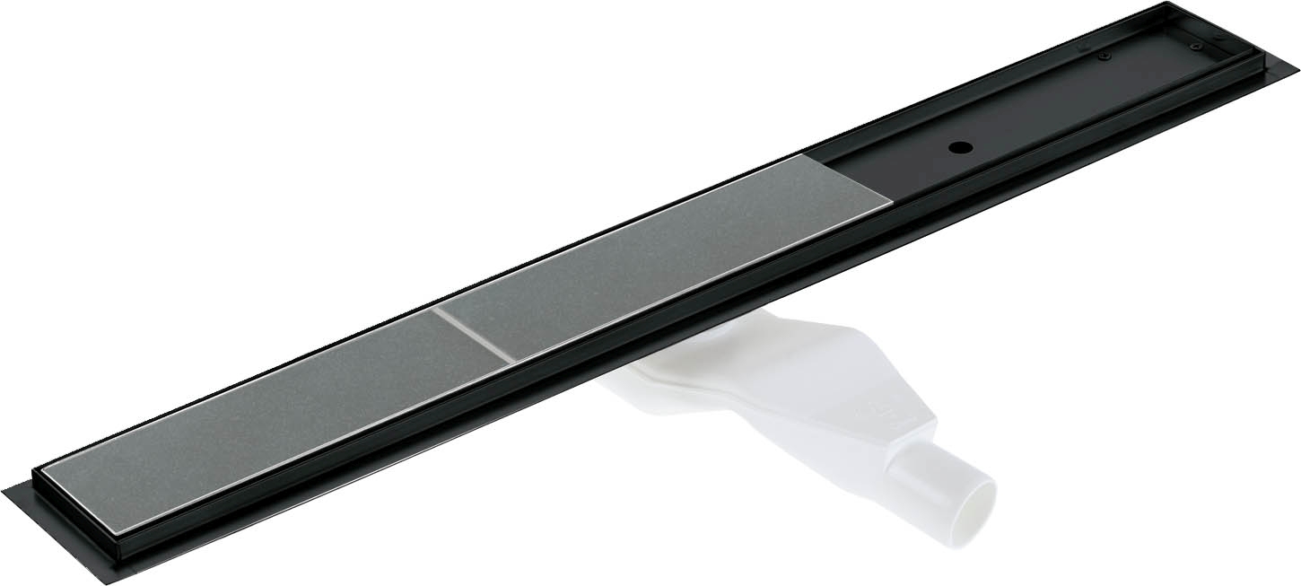Deante canalina lineare con griglia 70 cm nero KOS_N07D