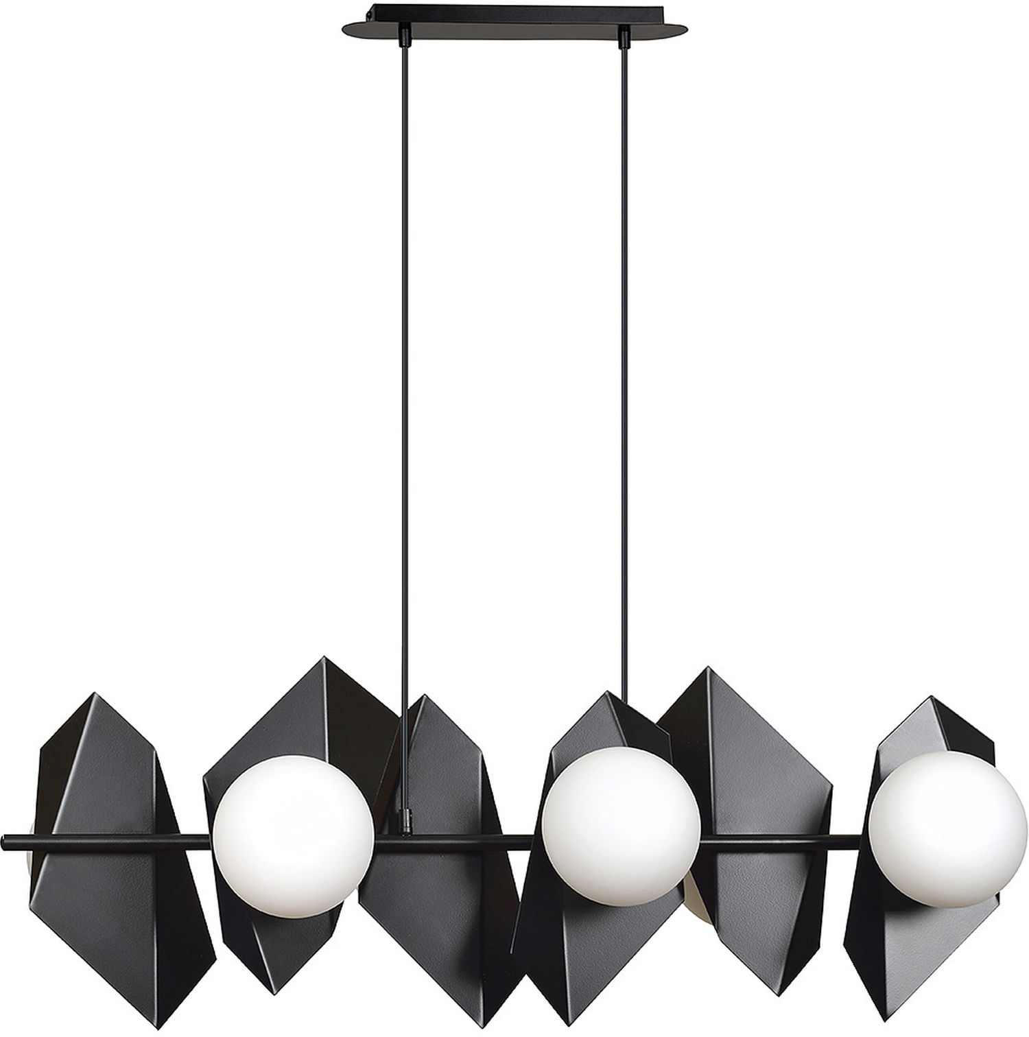 Emibig Drifton lampada sospesa 6x10 W nero 636/6