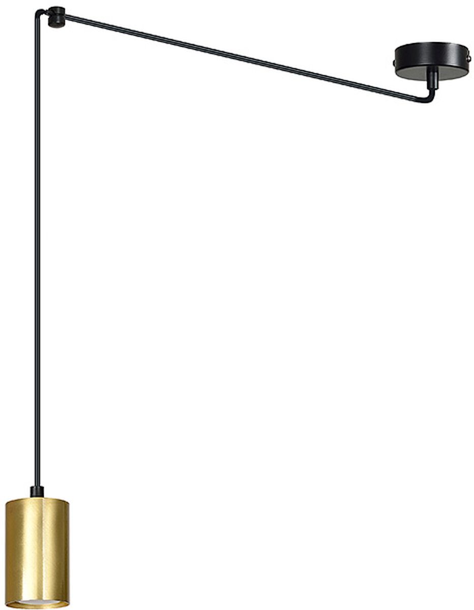 Emibig Traker lampada sospesa 1x8 W nero-oro 526/1