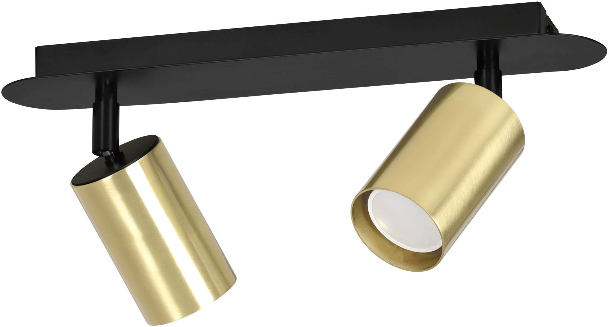 Emibig Zen lampada da soffitto 2x8 W nero-oro 622/2