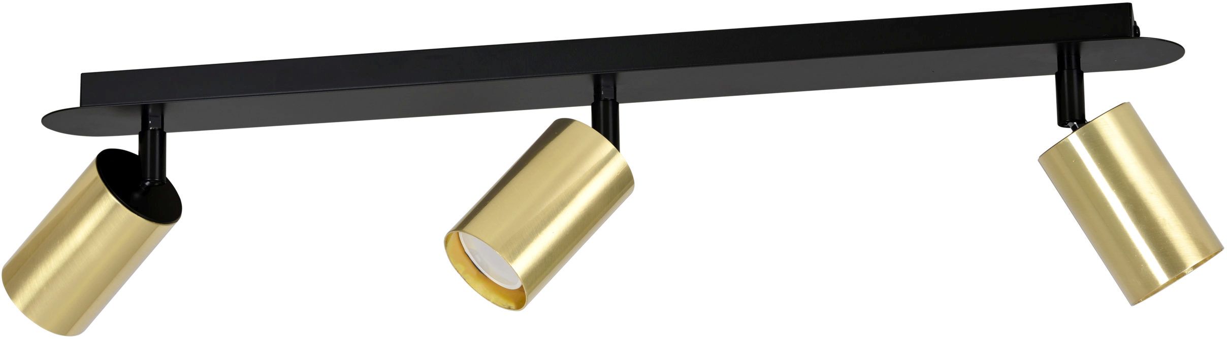 Emibig Zen lampada da soffitto 3x8 W nero-oro 622/3