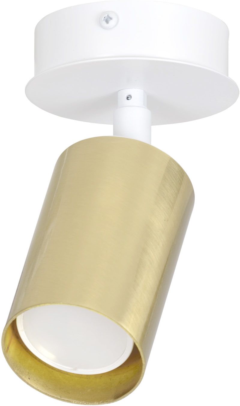 Emibig Zen lampada da soffitto 1x8 W bianco-oro 623/1