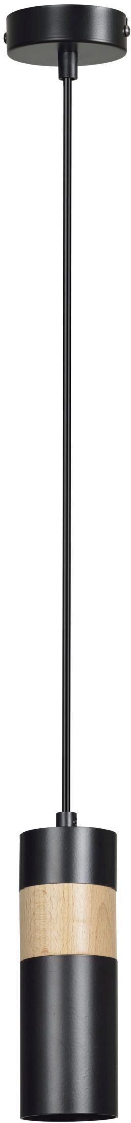 Emibig Akari lampada sospesa 1x8 W nero 732/1