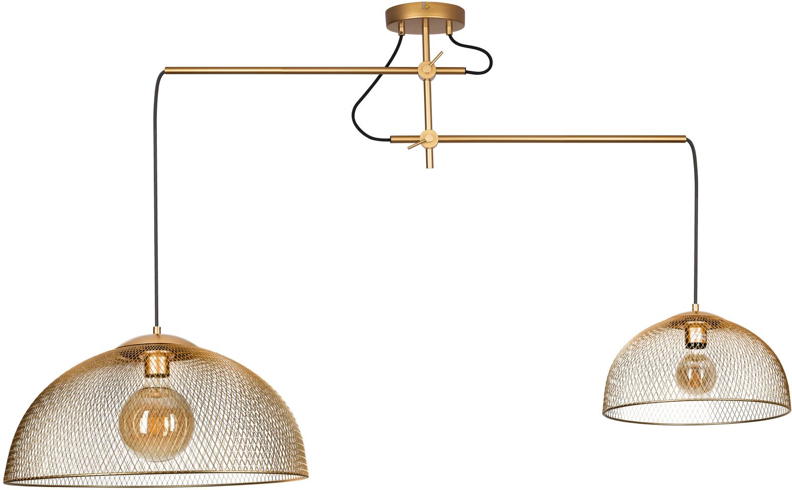 MaxLight Concept lampada sospesa 2x60 W oro P0454