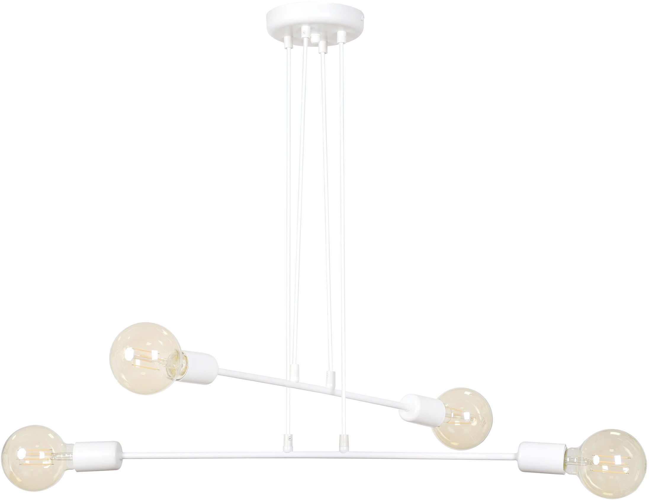 Emibig Multipo lampada sospesa 4x15 W bianco 697/4