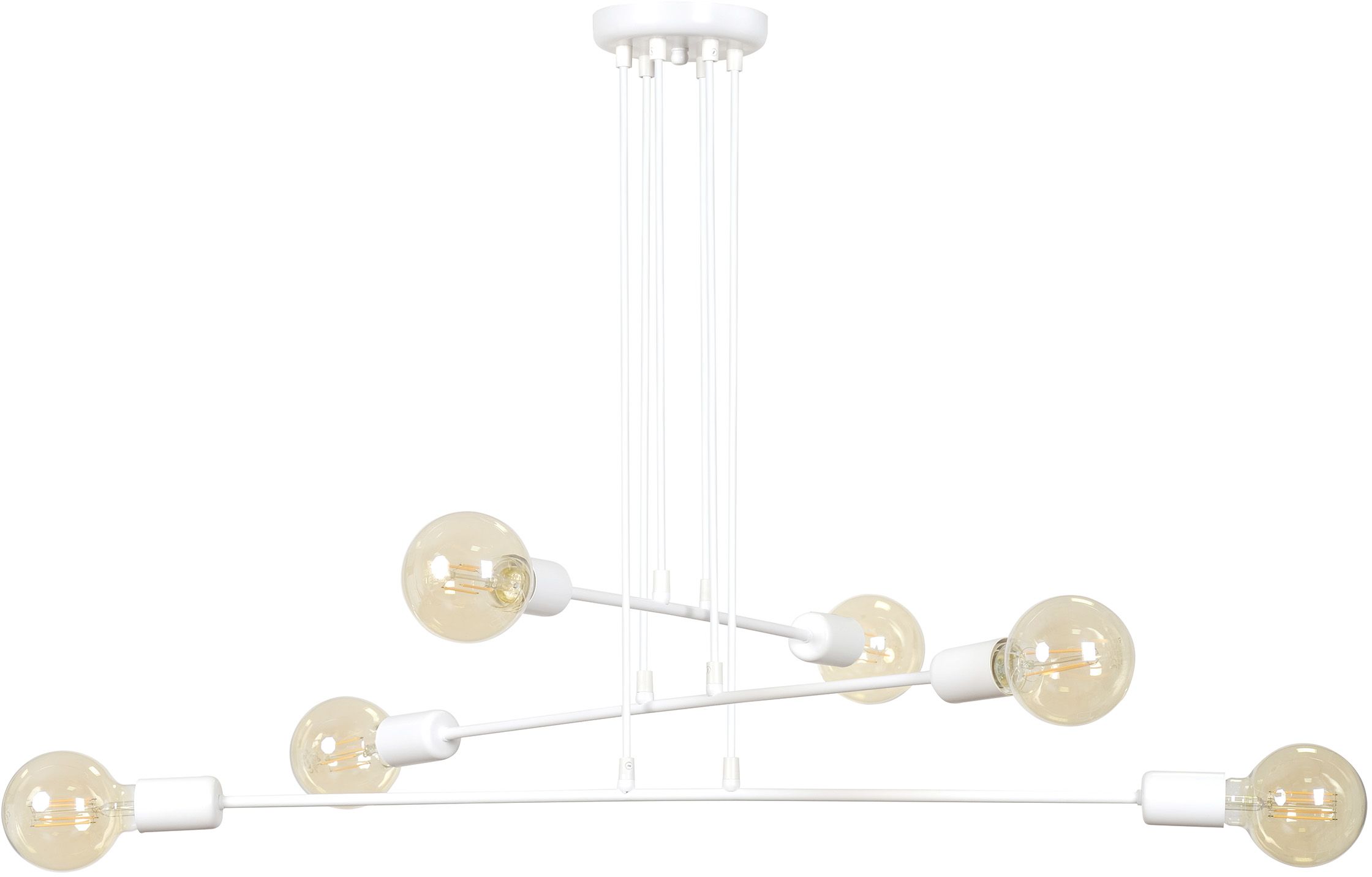 Emibig Multipo lampada sospesa 6x15 W bianco 697/6