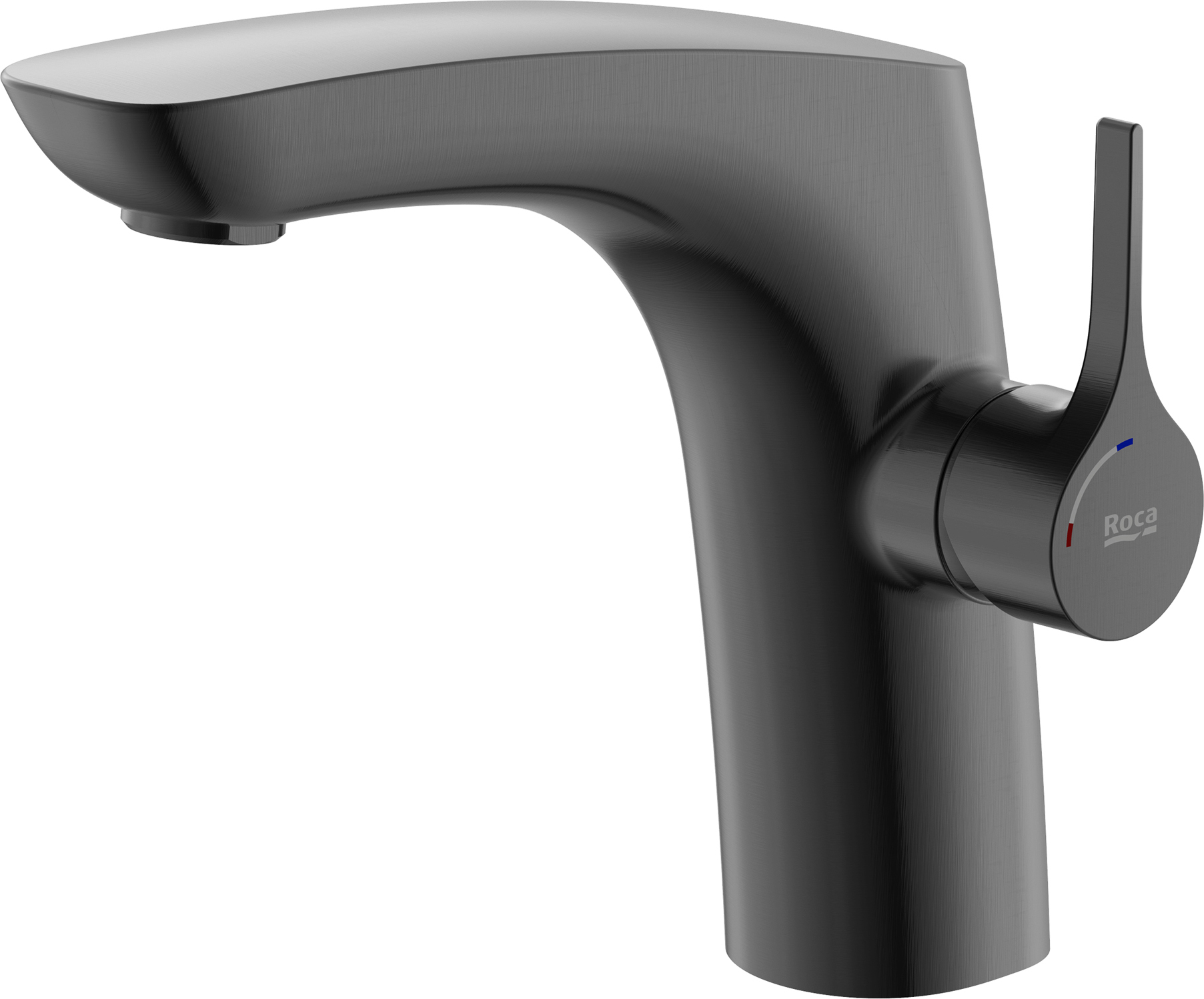 Roca Insignia Black rubinetto per lavabo verticale nero A5A3B3ANM0
