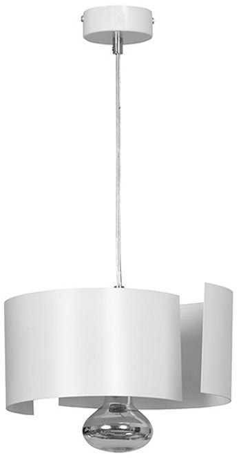 Emibig Vixon lampada sospesa 1x15 W bianco-cromo 306/1