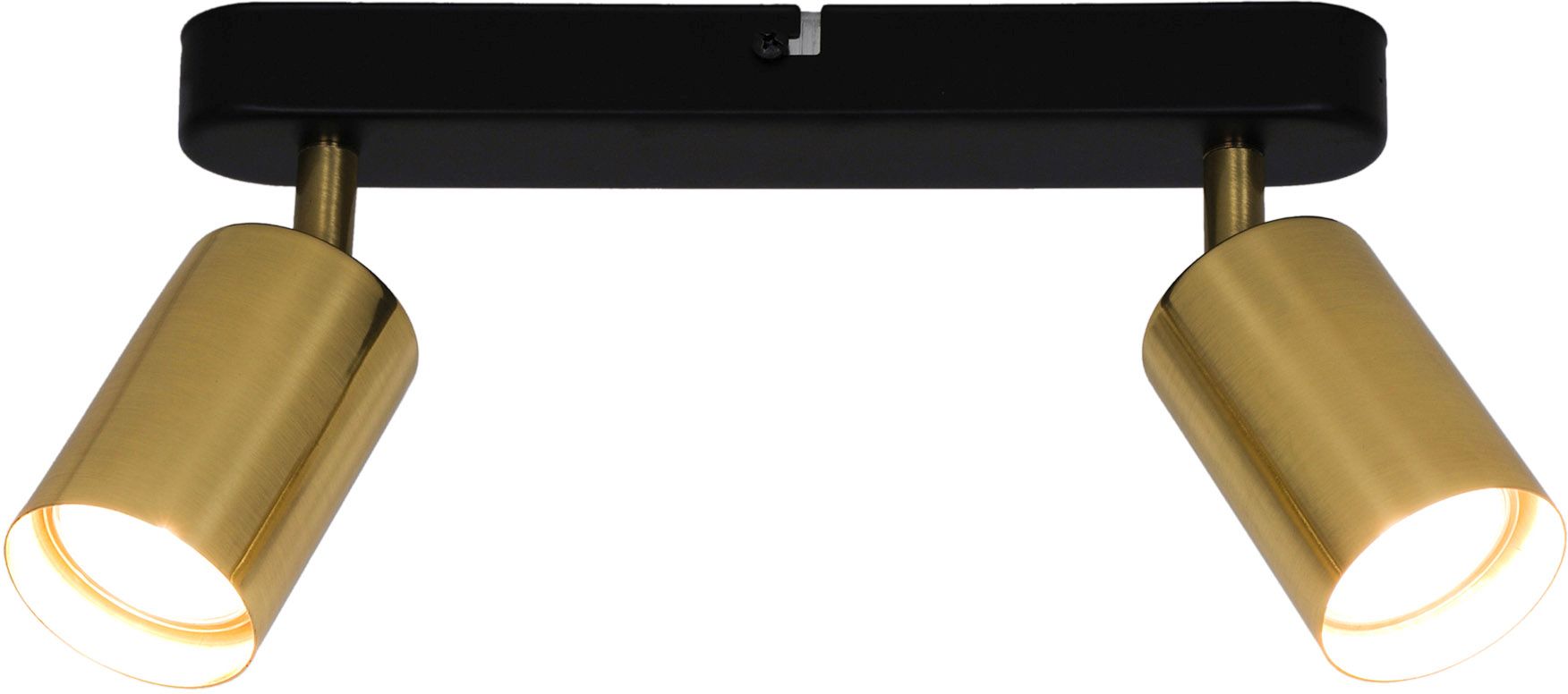 Zuma Line Vila lampada da soffitto 2x50 W nero-oro GU13013C-2B