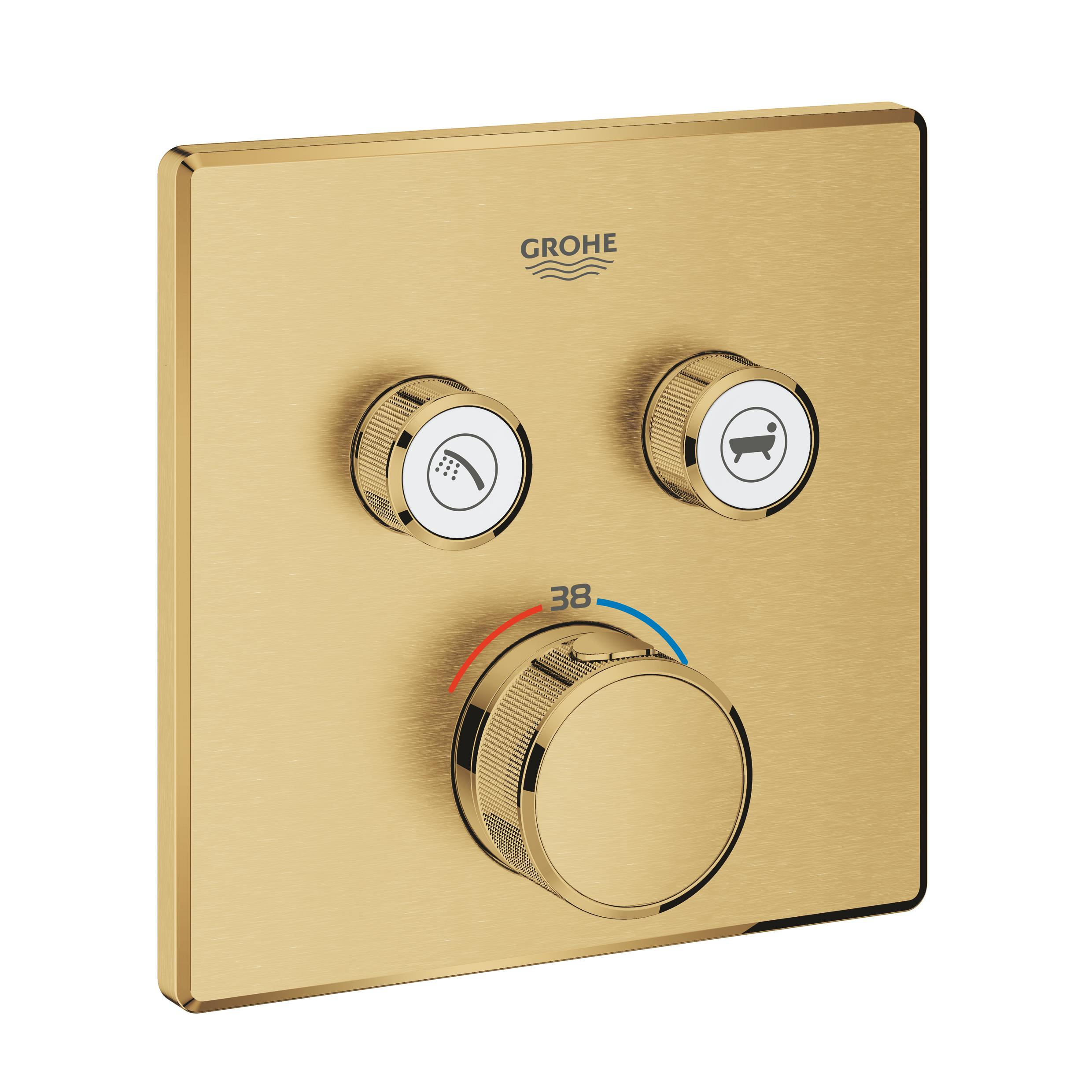 Grohe Grohtherm SmartControl rubinetto per vasca e doccia da incasso con termostato oro 29124GN0
