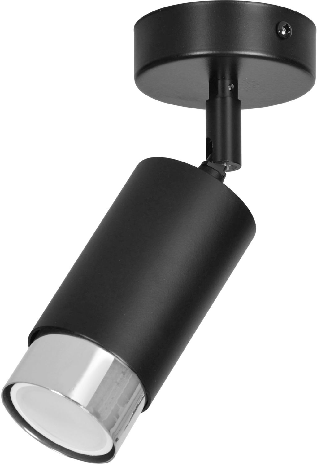 Emibig Hiro lampada da soffitto 1x8 W nero-cromo 964/1