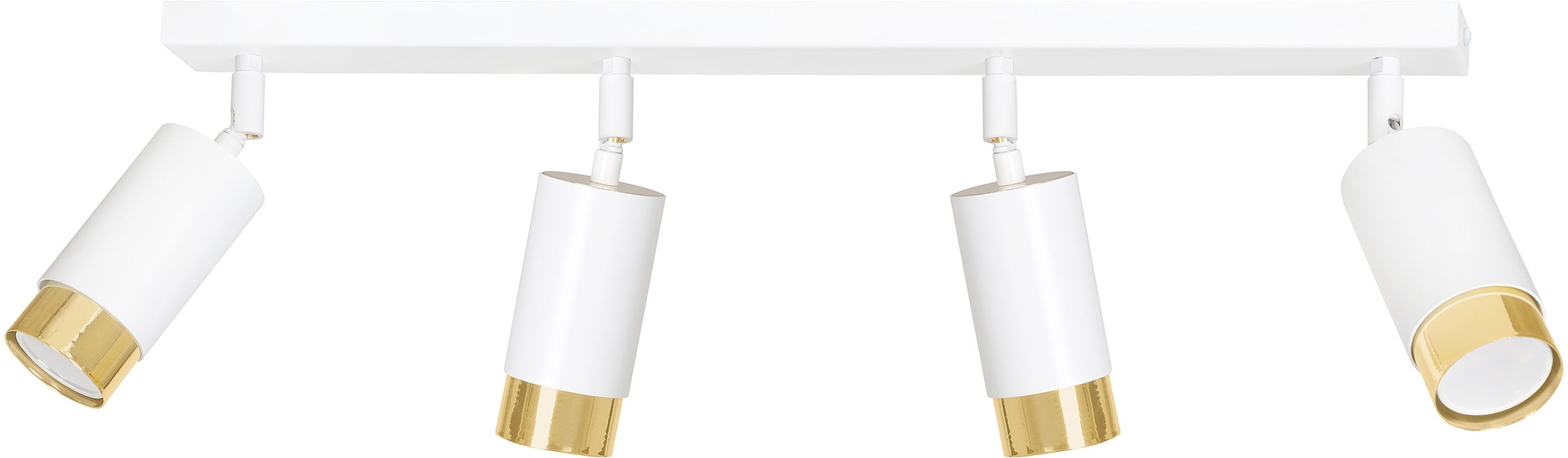 Emibig Hiro lampada da soffitto 4x8 W bianco-oro 963/4
