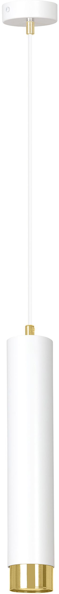 Emibig Kibo lampada sospesa 1x8 W bianco-oro 642/1