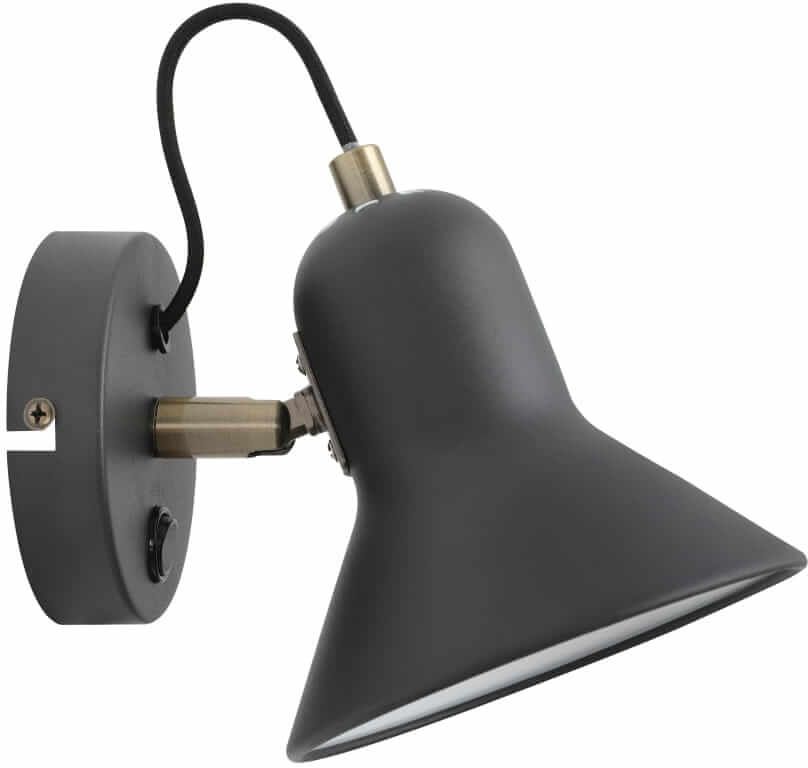 Light Prestige Astama lampada da parete 1x40 W nero LP-1122/1WBK