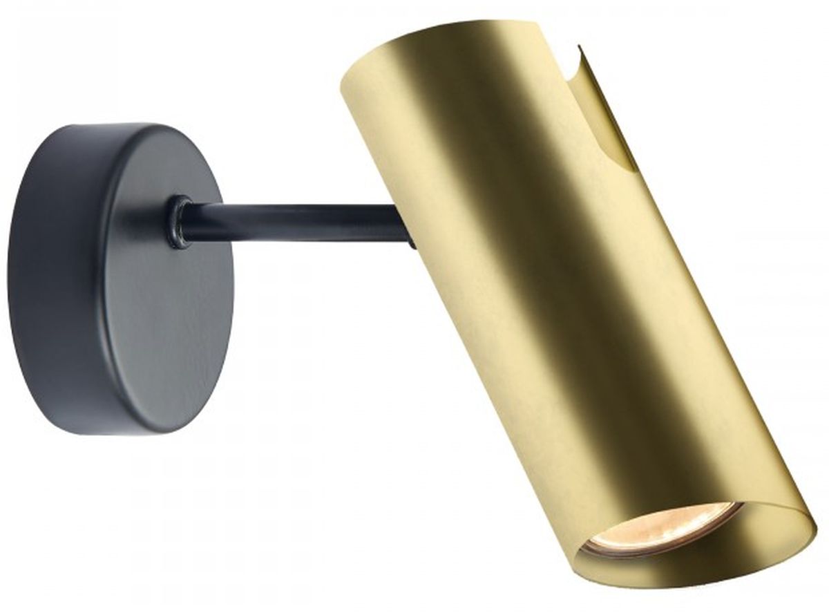 Light Prestige Futuro lampada da parete 1x35 W nero-oro LP-17001/1WGD/BK