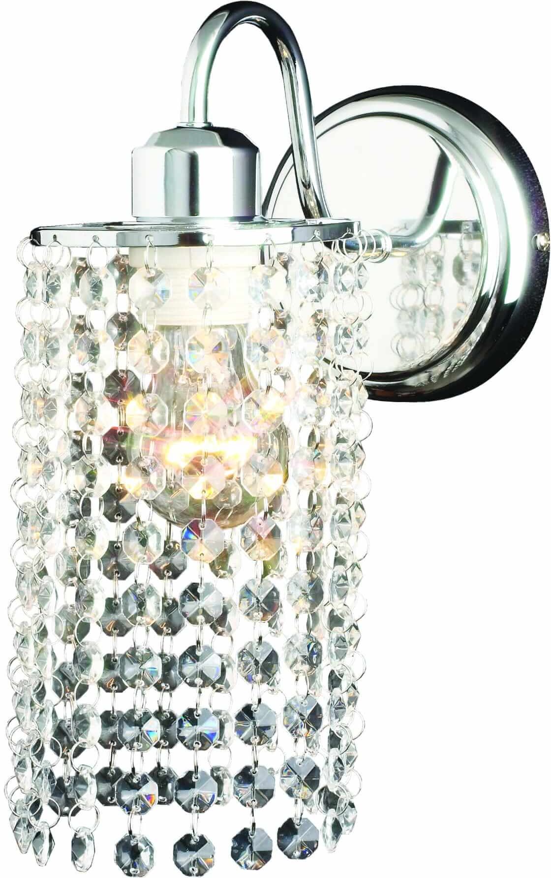Light Prestige Bright Star lampada da parete 1x60 W trasparente-argento LP-812/1W