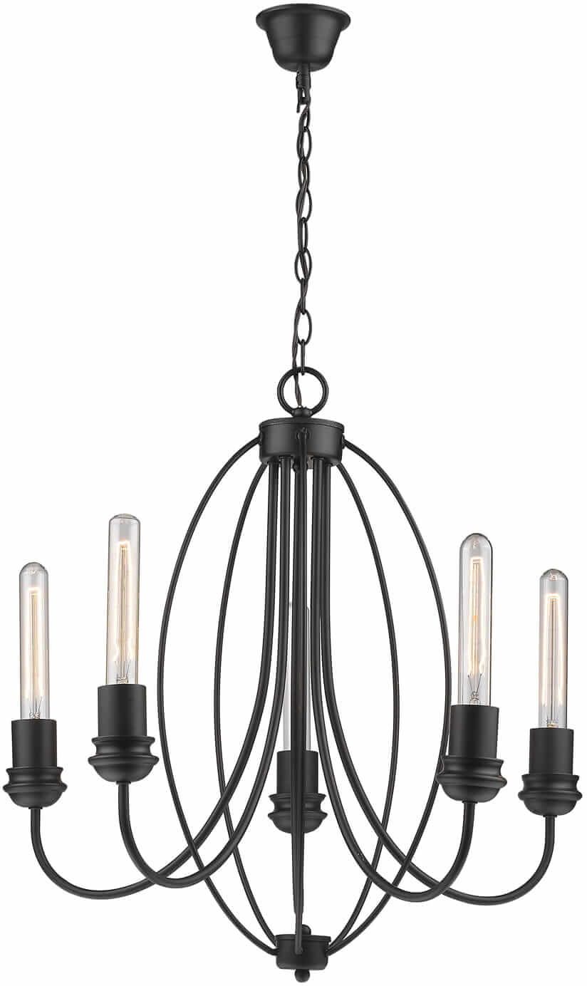 Light Prestige Canaria lampada sospesa 5x60 W nero LP-6704/5P