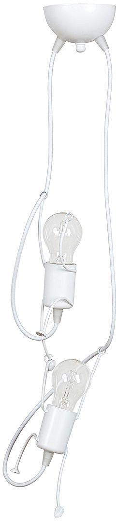 Emibig Bobi lampada sospesa 2x15 W bianco 538/2