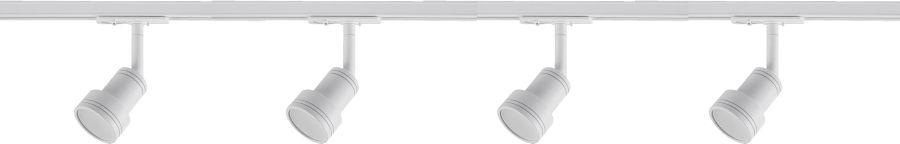Light Prestige Storm illuminazione a binario 4x50 W bianco LP-733SETWH