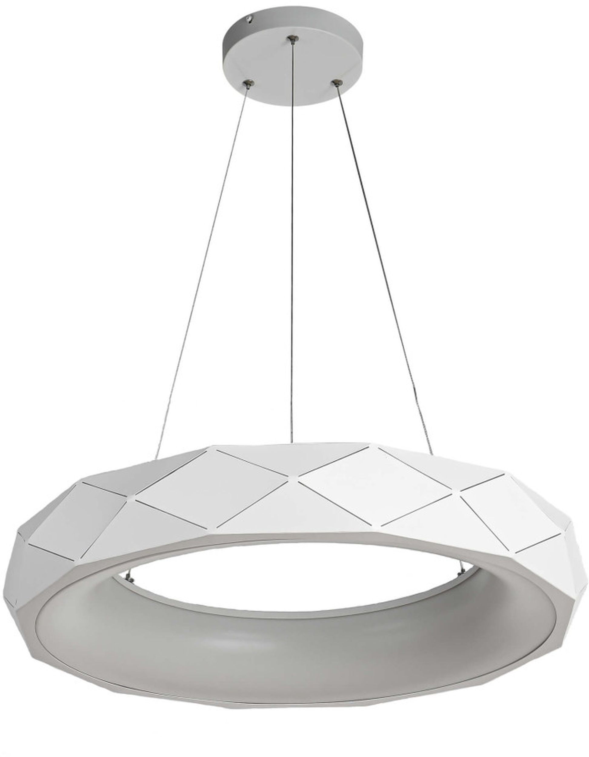 Light Prestige Reus lampada sospesa 1x36 W bianco LP-8069/1PLEDWH