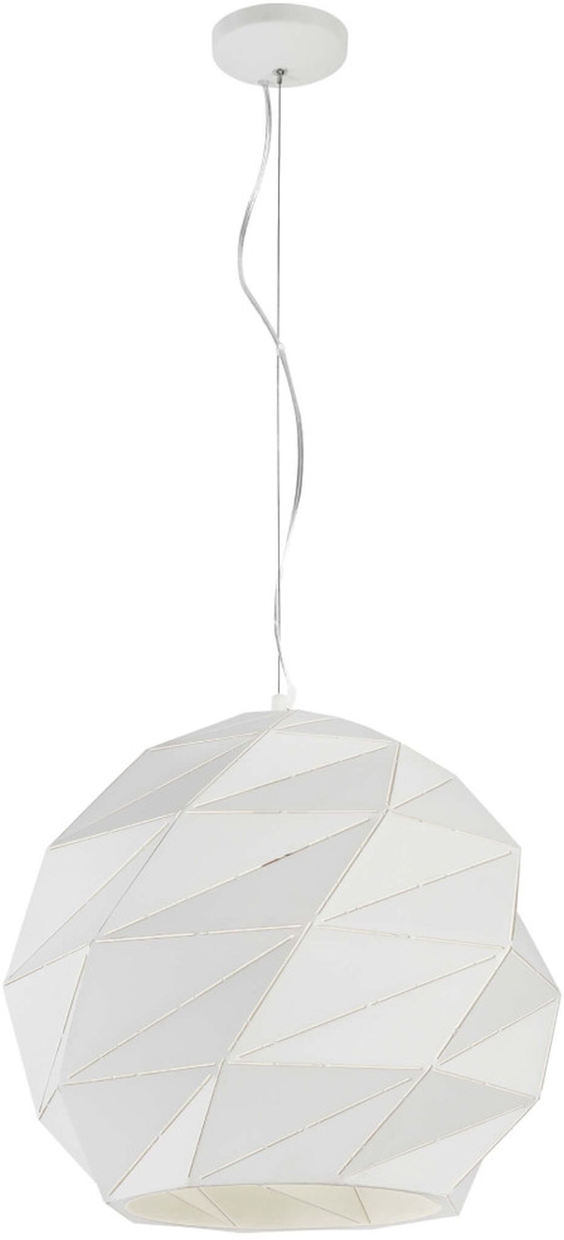 Light Prestige Reus lampada sospesa 3x60 W bianco LP-8069/1PLWH