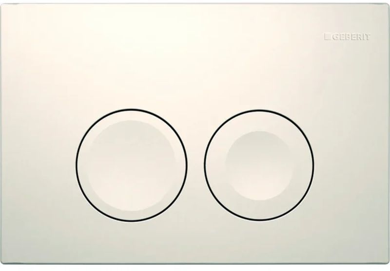 Geberit Delta25 placca di comando per WC bianco 115.125.11.5