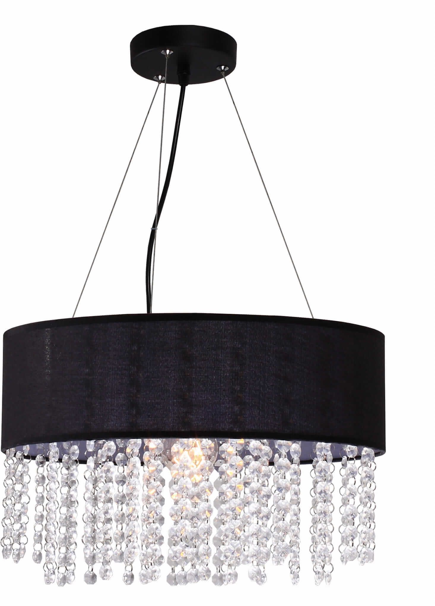 Light Prestige Madryt lampada sospesa 1x60 W nero LP-81458/1PBK