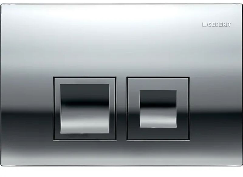Geberit Delta25 placca di comando per WC cromo lucido 115.135.21.5