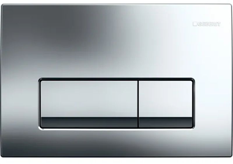 Geberit Delta placca di comando per WC cromo lucido 115.119.21.1