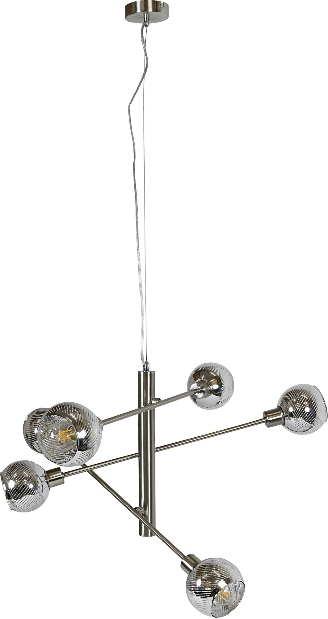 Candellux Migo lampada sospesa 6x10 W cromo 36-72528