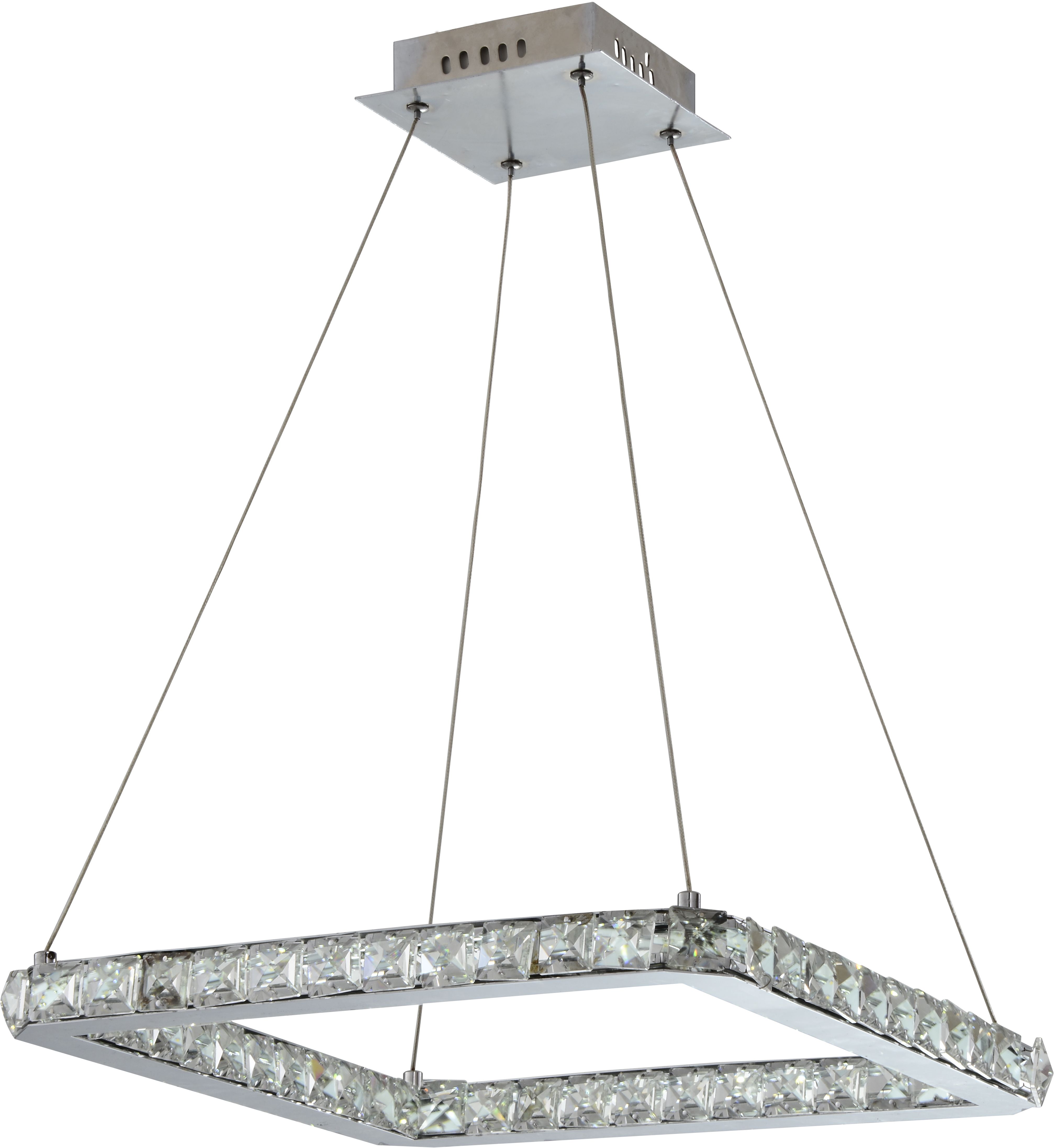 Candellux Lords lampada sospesa 1x24 W cromo 31-34854